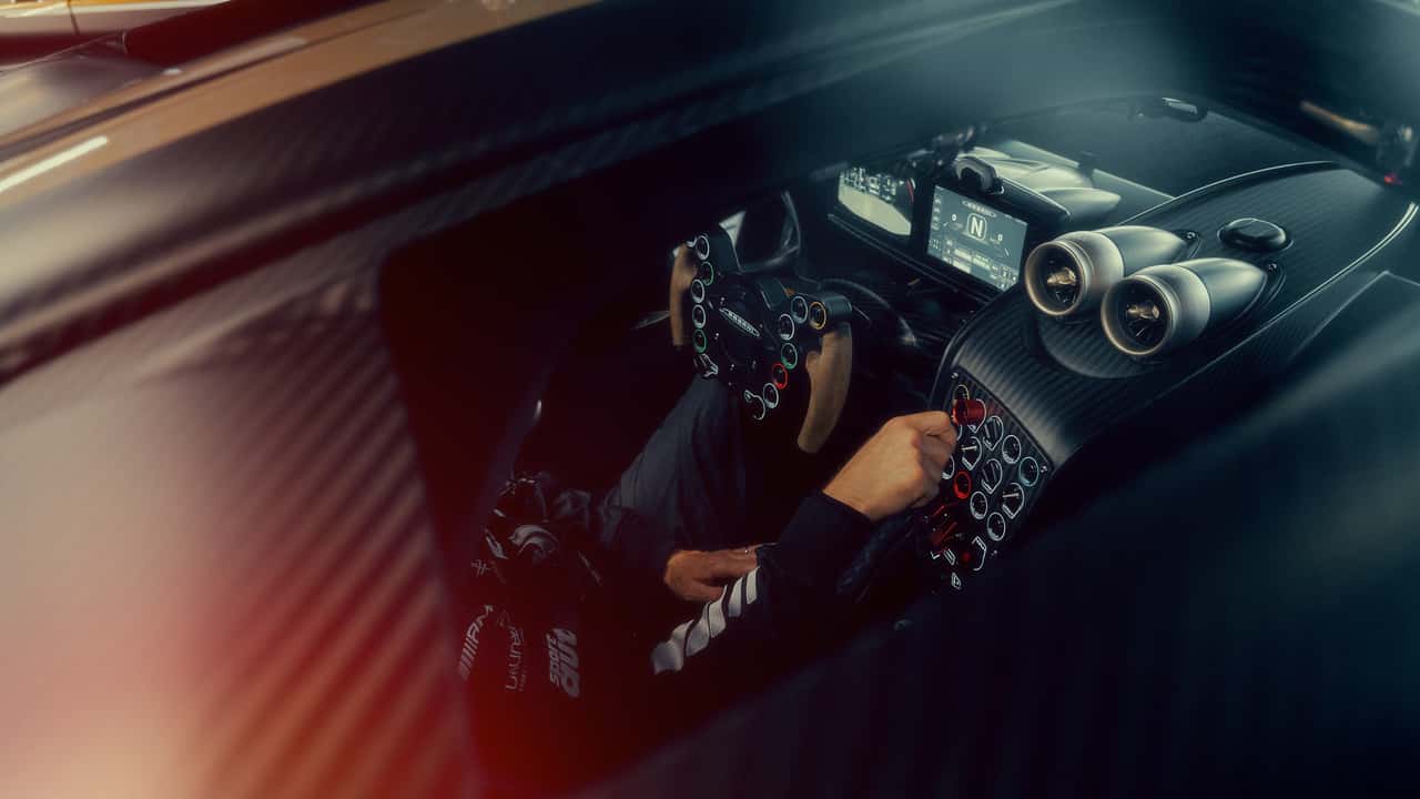 Driving a Pagani Huayra R Evo Roadster at Monza